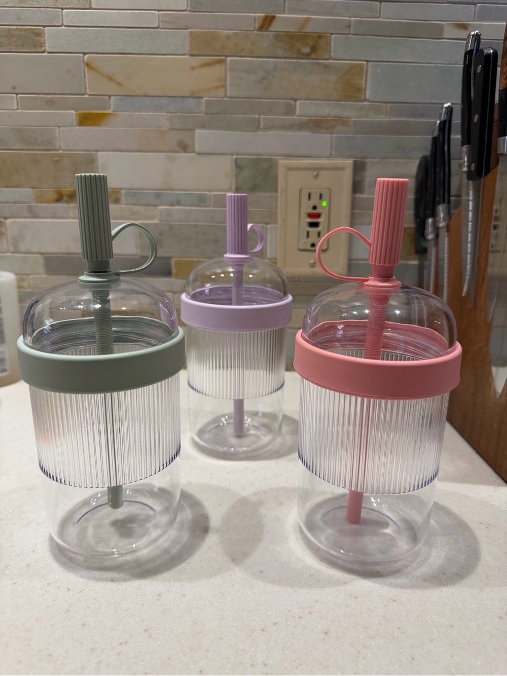 Nespresso Iced Tumblers - Bubble gum, Lavender, & Aquamarine